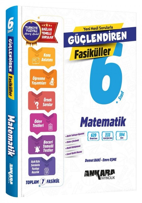 Ankara Yayıncılık 6. Sınıf Güçlendiren Matematik