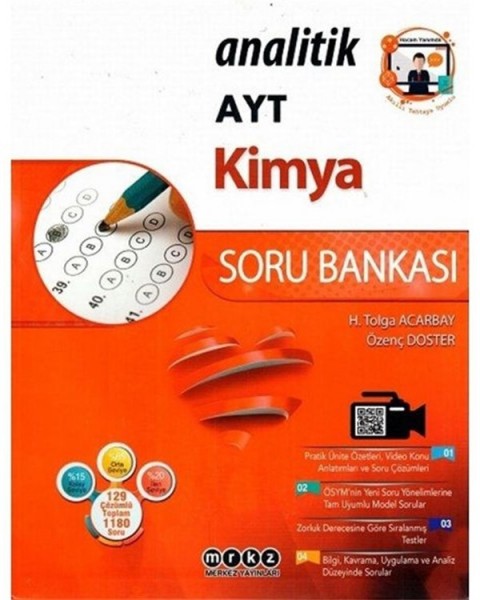 Merkez Yayınları AYT Kimya Analitik Soru Bankası