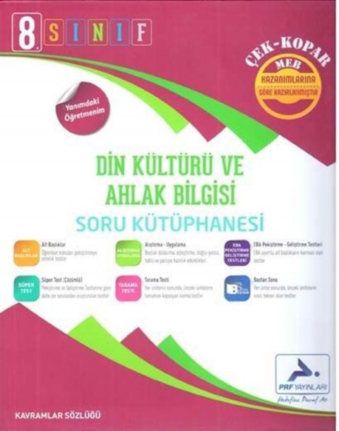 PRF Yayınları 8. Sınıf Din Kültürü ve Ahlak Bilgisi Soru Bankası
