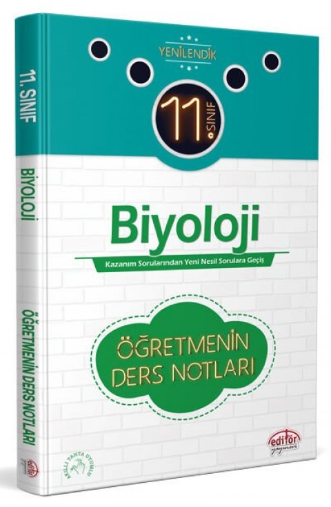 Editör Yayınevi 11. Sınıf Biyoloji Öğretmenin Ders Notları