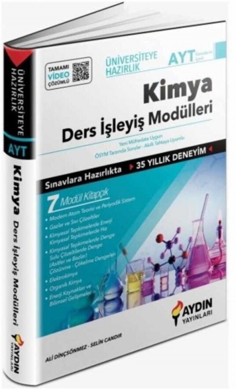 Aydın Yayınları Üniversiteye Hazırlık AYT Kimya Ders İşleyiş Modülleri