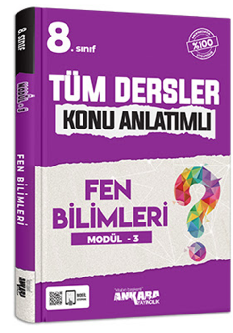8.Sınıf Tüm Dersler Konu Anlatımlı Fen Bilimleri Modül-3
