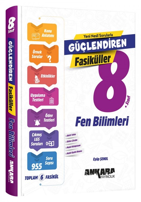 ANKARA YAY. 8.SINIF GÜÇLENDİREN FEN BİLİMLERİ FASİKÜL SET 2026