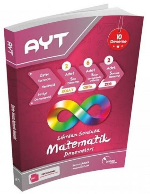 Doktrin Yayınları - Bayilik 2021 AYT Sıfırdan Sonsuza Matematik 10`lu Deneme Sınavı