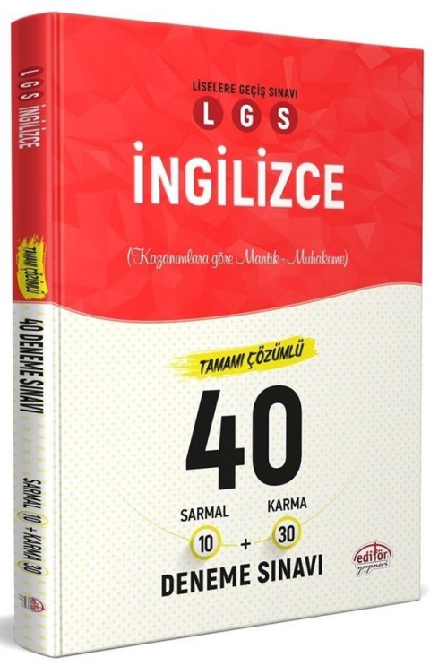 Editör Yayınevi LGS İngilizce 40 Branş Denemesi Nasıl Çözülür