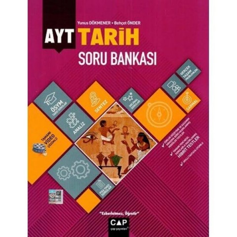 Çap Yayınları YKS AYT Tarih Soru Bankası Video Çözümlü