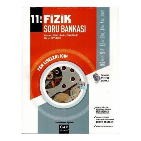Çap Yayınları 11. Sınıf Fen Lisesi Fizik Soru Bankası