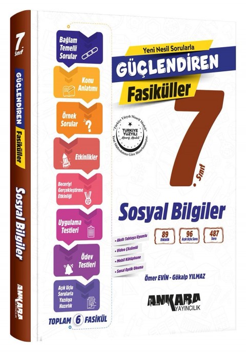 Ankara Yayıncılık 7. Sınıf Güçlendiren Sosyal Bilgiler Fasiküller