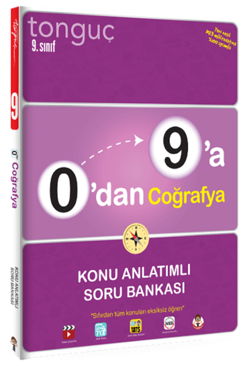 Tonguç 9. Sınıf 0’dan 9’a Coğrafya Konu Anlatımlı Soru Bankası