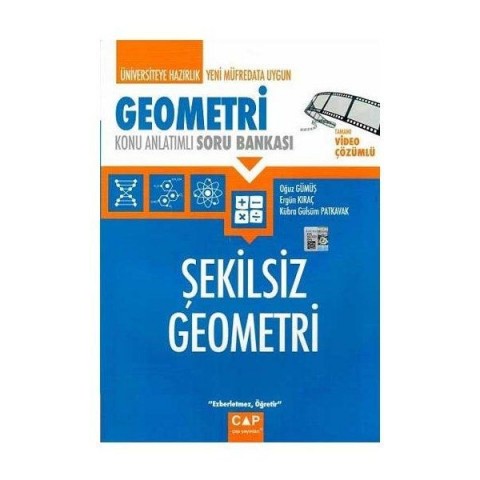 Çap Yayınları Üniversiteye Hazırlık Şekilsiz Geometri Konu Anlatımlı Soru Bankası