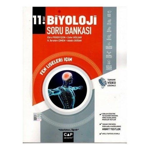 Çap Yayınları 11. Sınıf Biyoloji Fen Lisesi Soru Bankası