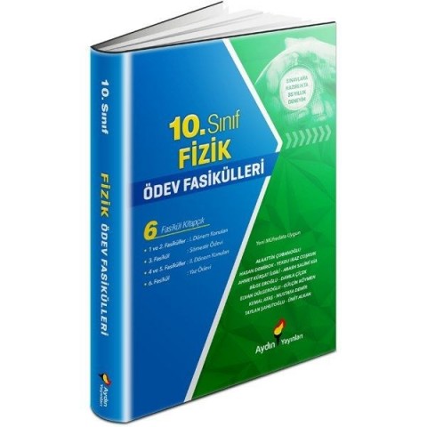 Aydın Yayınları 10. Sınıf Fizik Ödev Fasikülleri