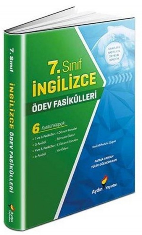 Aydın Yayınları Ortaokul 7. Sınıf İngilizce Ödev Fasikülleri