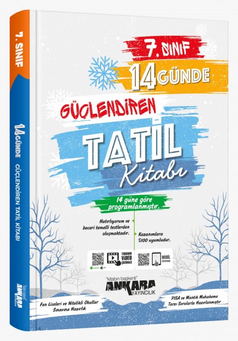 7. Sınıf 14 Günde Güçlendiren Tatil Kitabı