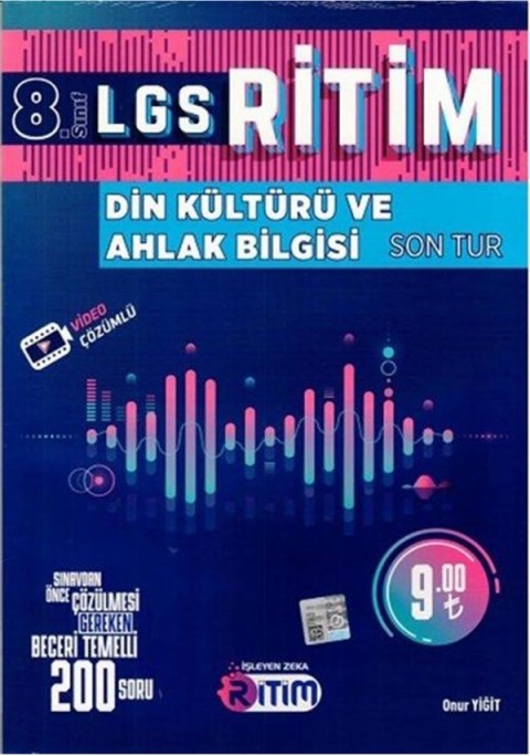 8. Sınıf LGS Din Kültürü ve Ahlak Bilgisi Soru Bankası Ritim Son Tur Video Çözümlü İşleyen Zeka Yayınları