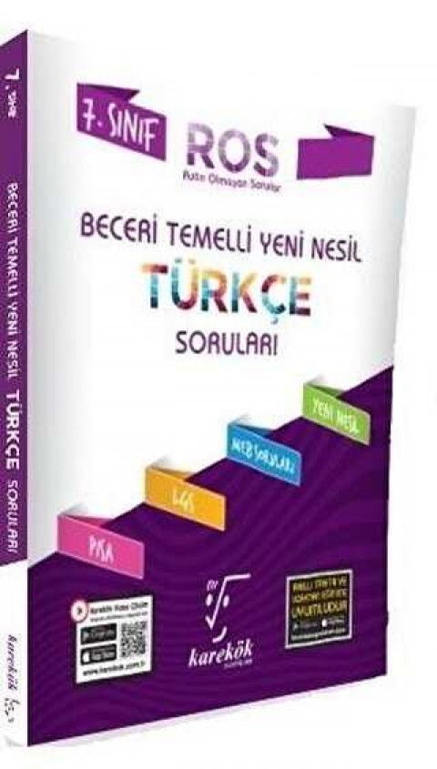 7. Sınıf Beceri Temelli Yeni Nesil Türkçe Soruları ROS