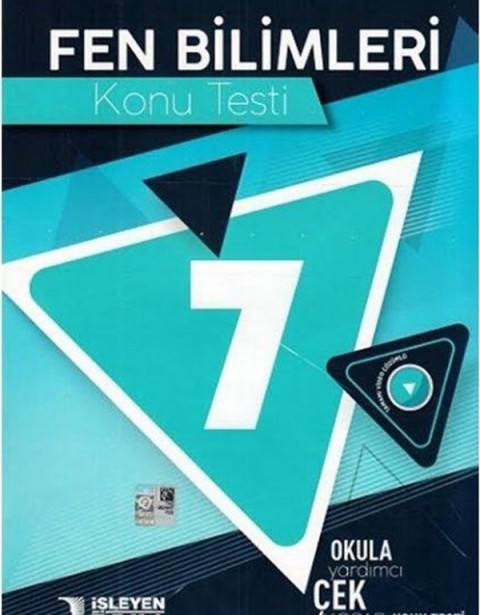 İşleyen Zeka Yayınları 7. Sınıf Fen Bilimleri Konu Testi Video Çözümlü İşleyen