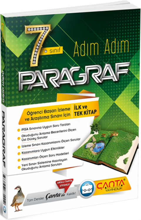 Çanta Yayınları 7. Sınıf Adım Adım Paragraf
