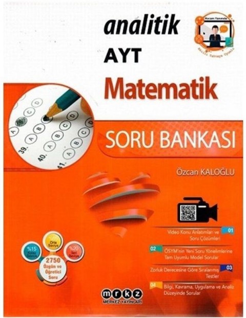 Merkez Yayınları AYT Matematik Analitik Soru Bankası