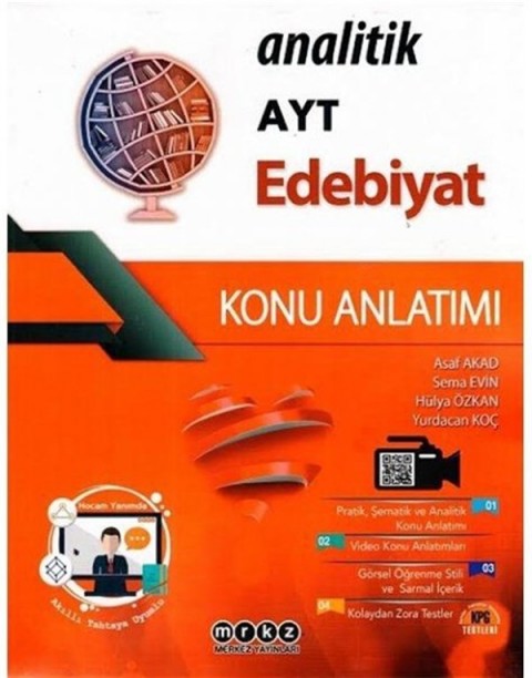 Merkez Yayınları YKS AYT Edebiyat Analitik Konu Anlatımı