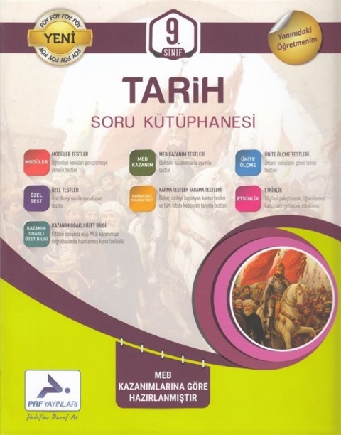 PRF Yayınları 9. Sınıf Tarih Soru Kütüphanesi