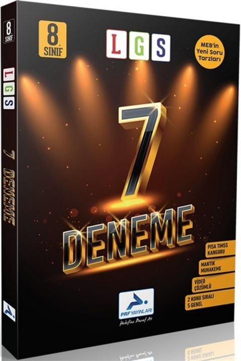 PRF Yayınları 8. Sınıf LGS 7 Fasikül Deneme