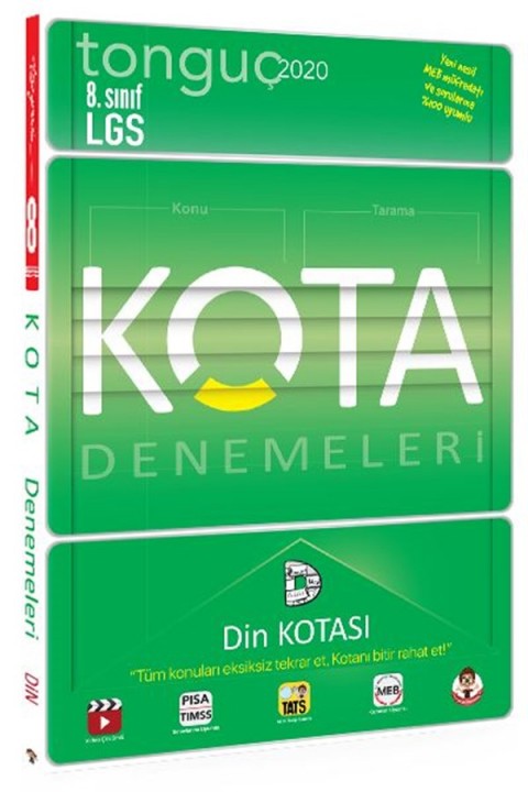 Tonguç Akademi 8. Sınıf KOTA Konu Taramaları Din Kültürü Kotası