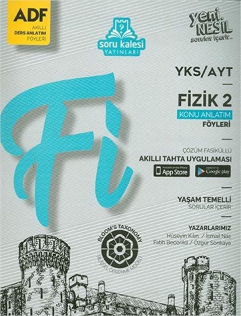 Soru Kalesi Yayınları AYT Fizik 2 Çek Kopart Akıllı Konu Anlatım Föyü ADF
