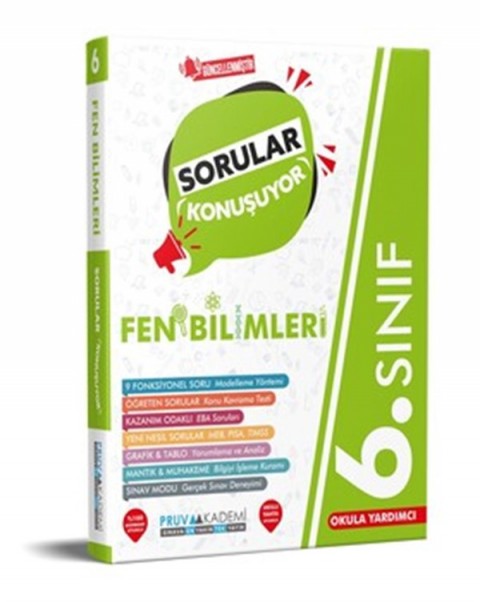 Pruva Akademi 6. sınıf Fen Bilimleri Soru Bankası