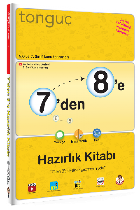 Tonguç  7’den 8’e Hazırlık Kitabı