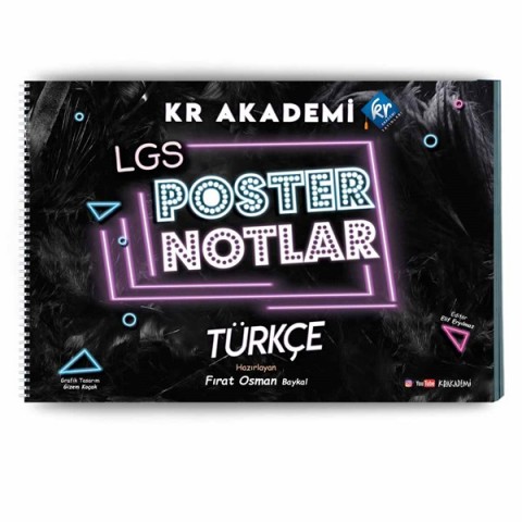 KR Akademi Yayınları LGS Türkçe Poster Notları