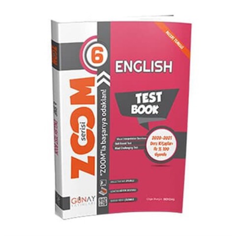 6. Sınıf İngilizce English Test Book Zoom Serisi Soru Bankası Günay Yayınları
