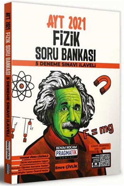 Benim Hocam Yayınları 2022 AYT Fizik Soru Bankası 5 Deneme Sınavı İlaveli Pragmatik Serisi