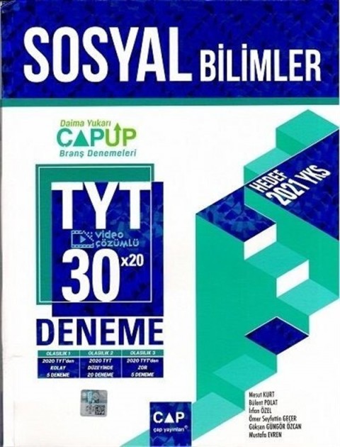 Çap Yayınları 2021 YKS TYT Sosyal Bilimler UP Deneme Video Çözümlü