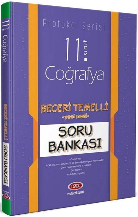 Data Yayınları 11. Sınıf Coğrafya Beceri Temelli Soru Bankası