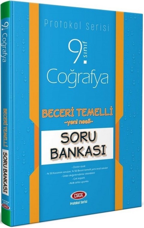 Data Yayınları 9. Sınıf Coğrafya Beceri Temelli Soru Bankası Protokol Serisi