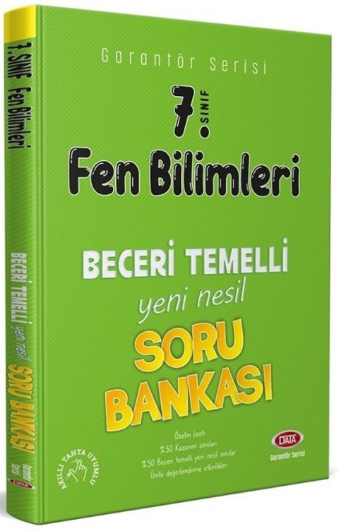 Data Yayınları 7. Sınıf Fen Bilimleri Beceri Temelli Soru Bankası