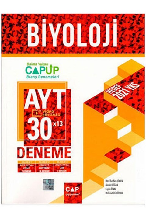 Çap Yayınları AYT Biyoloji 30 x 13 Up Deneme