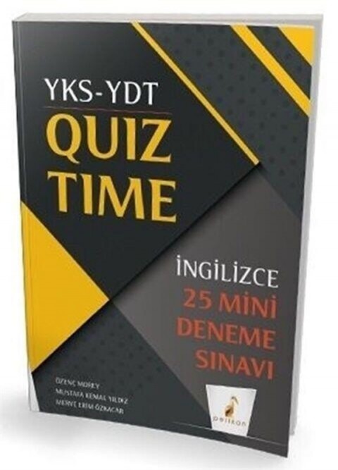 Pelikan Tıp Teknik Yayıncılık YKS-YDT İngilizce Quiz Time 25 Mini Deneme Sınavı