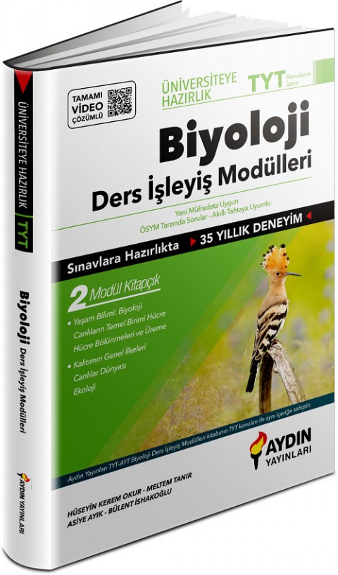 Aydın Yayınları Üniversiteye Hazırlık TYT Biyoloji Ders İşleyiş Modülleri