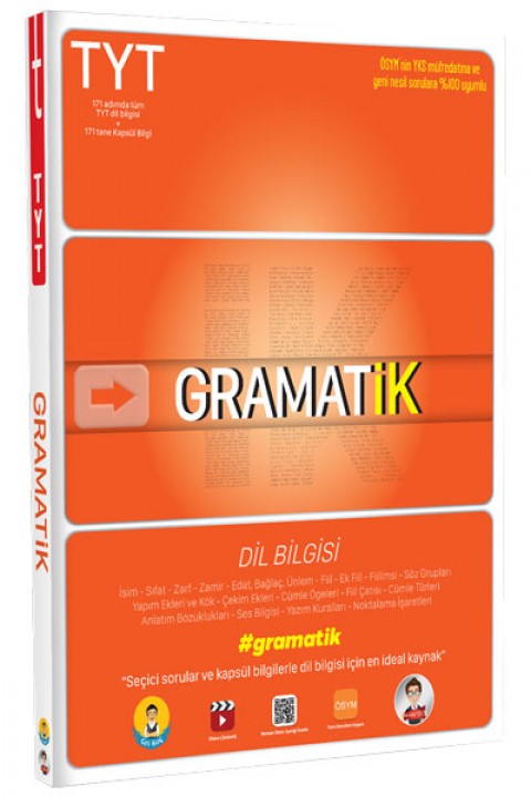 TYT Gramatik Dil Bilgisi Soru Bankası Gri Koç Yayınları