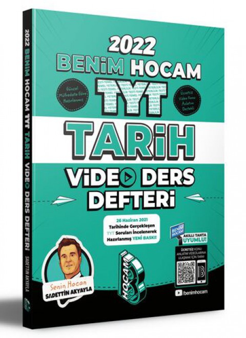 2022 TYT Tarih Video Ders Defteri Benim Hocam Yayınları