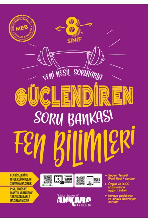 kitabın başkenti ankara yayıncılık ANKARA 8 FEN BİLİMLERİ GÜÇLENDİREN SORU BANKASI